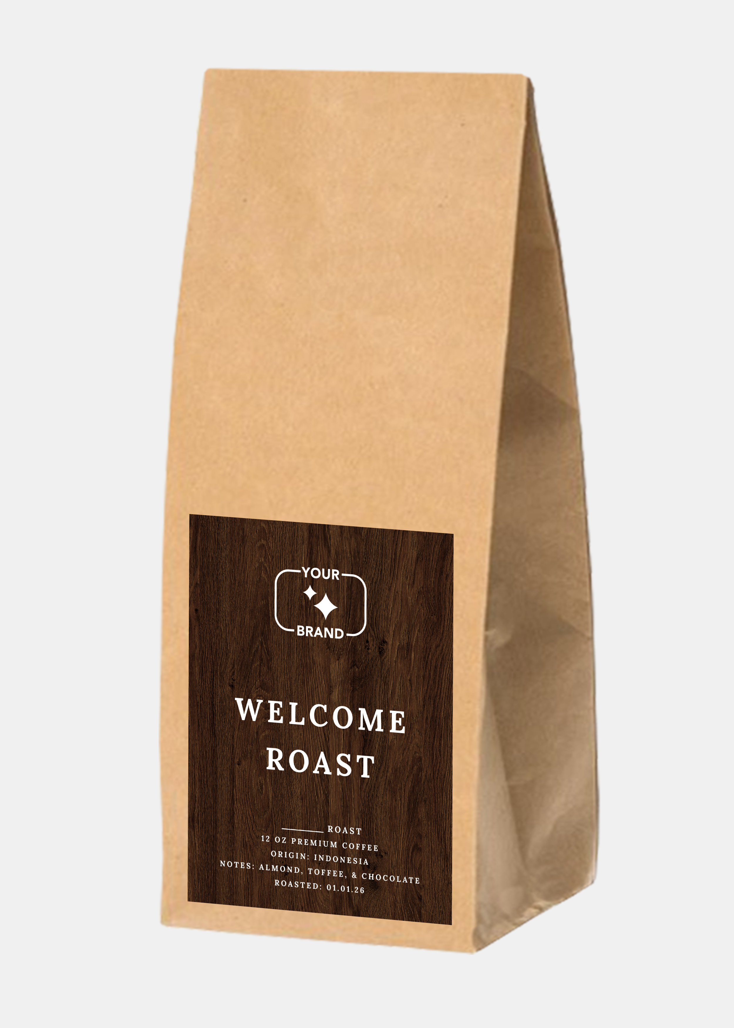 Custom Hospitality Coffee, 12 oz. Bags (Choose Your Options)