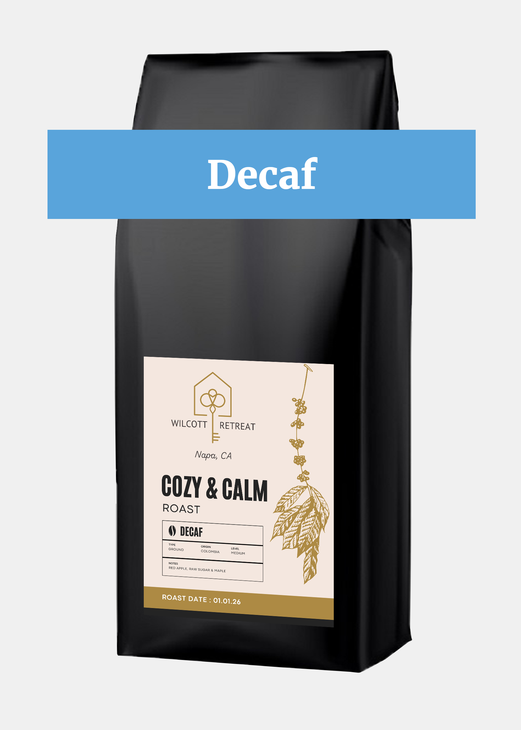 Custom Decaf Coffee, 12 oz. Bags (Choose Your Options)