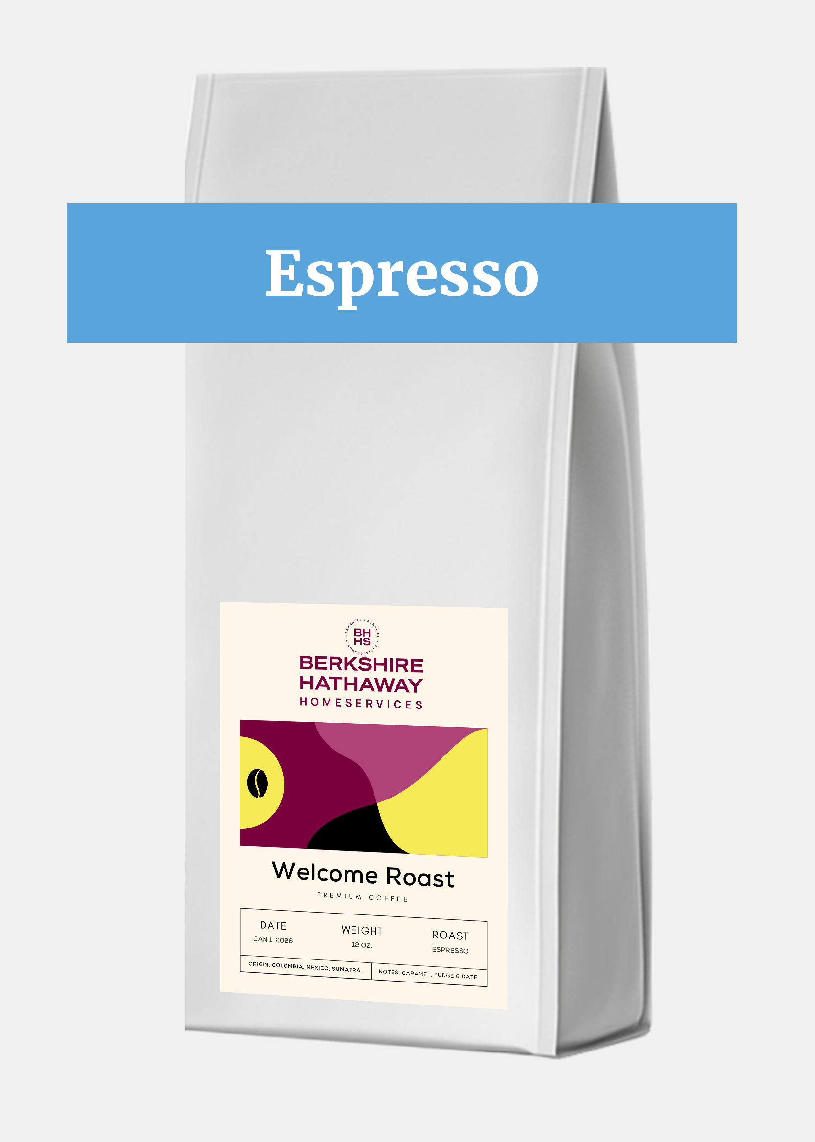 Custom Espresso Roast Coffee, 12 oz. Bags (Choose Your Options)