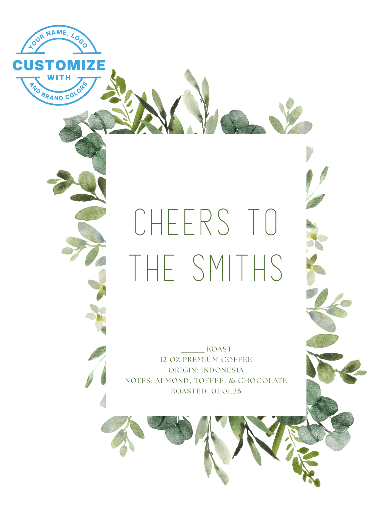 Custom Hospitality Coffee, 12 oz. Bags (Choose Your Options)