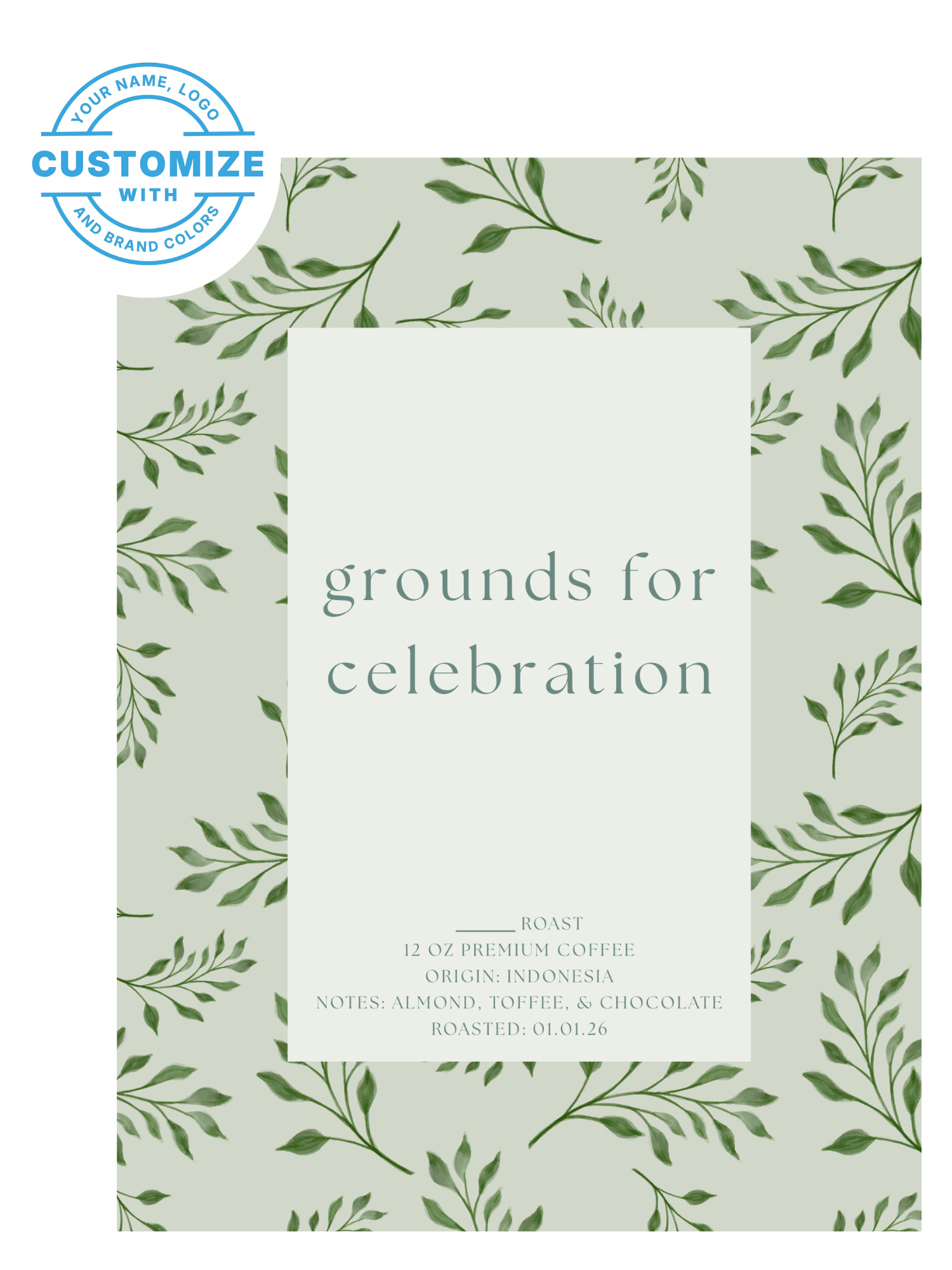 Custom Hospitality Coffee, 12 oz. Bags (Choose Your Options)