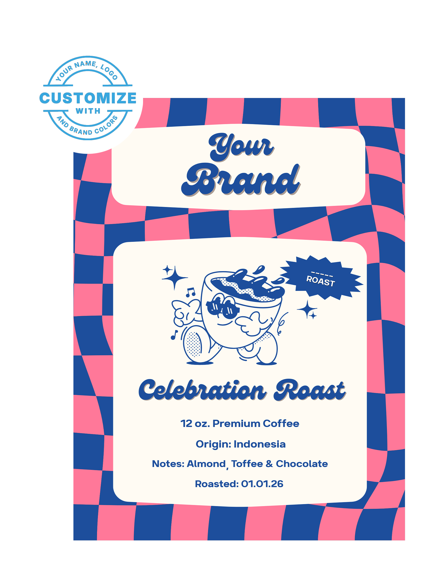 Custom Dark Roast Coffee, 12 oz. Bags (Choose Your Options)